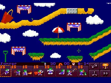 Lemmings 2 - The Tribes (Europe) screen shot game playing